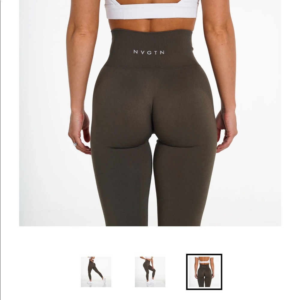 NVGTN Olive solid Seamless Leggings